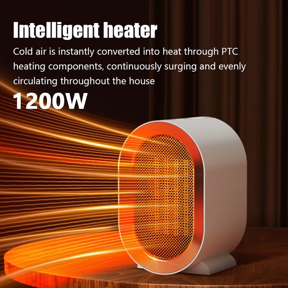 Calefactor de cerámica PTC de 1200 W blanco