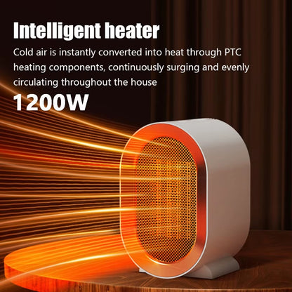 Calefactor de cerámica PTC de 1200 W blanco