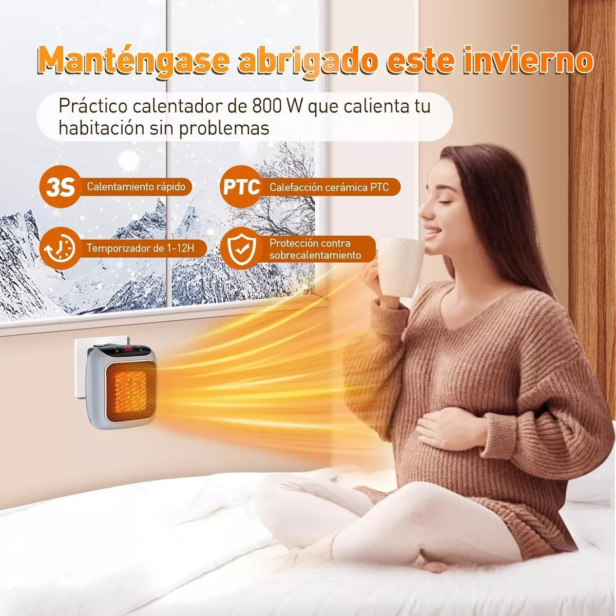 Calefactor Mini 800 Watts